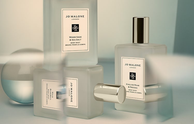 Jo Malone London English Pear & Freesia, Wild Bluebell and Wood Sage & Sea Salt body mists